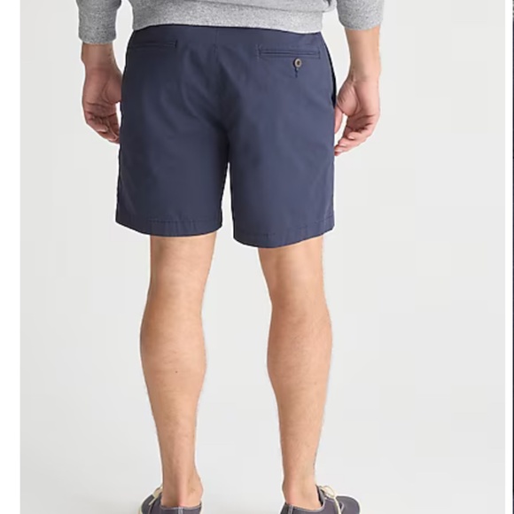 NWT J. Crew Mens Black 7" stretch chino short SZ 31 - Picture 3 of 6